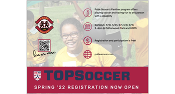 TOPSoccer Is Back This Spring - Open For Registration